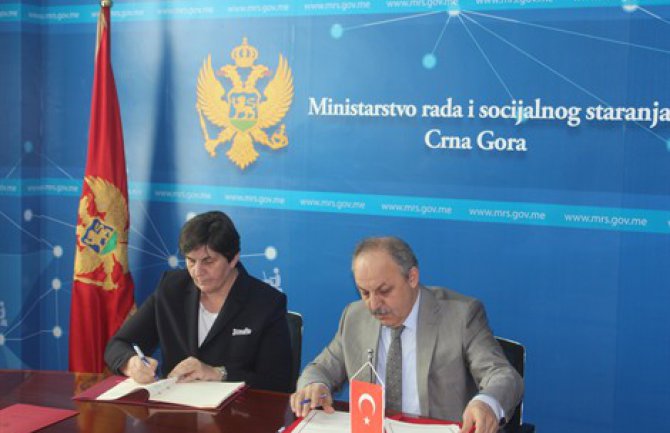 Potpisan Administrativni sporazum o socijalnom osiguranja između Crne Gore i Turske