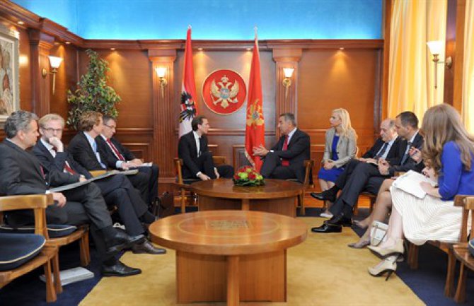 Austrija snažno podržava integraciju CG i zemalja Zapadnog Balkana u EU