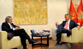 Đukanović i Gasparič: Dobri odnosi Crne Gore i Slovenije