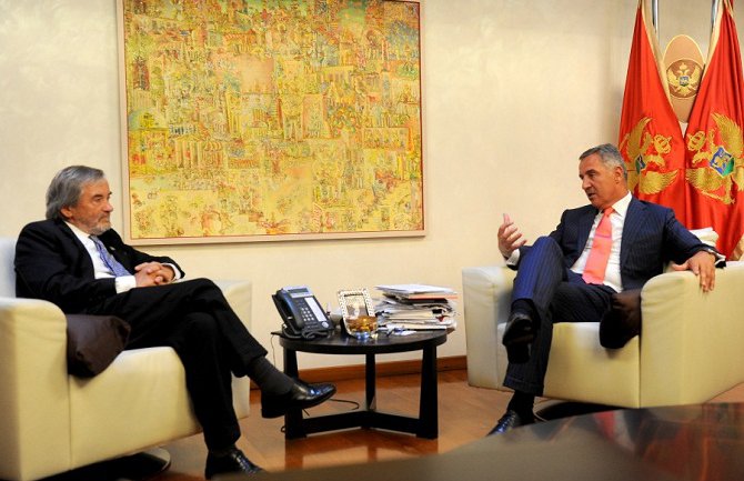 Đukanović i Gasparič: Dobri odnosi Crne Gore i Slovenije