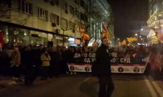Protesti u Skoplju pred sjutrašnju sjednicu Ustavnog suda