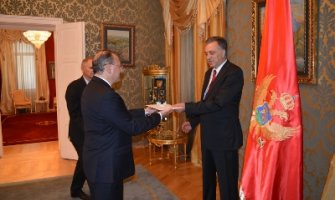 Vujanović primio novoimenovane ambasadore Meksika, Švajcarske i  Izraela