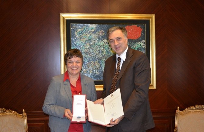 Vujanović odlikovao Hrebičkovu Medaljom za zasluge