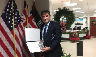Medojević u CG optužen za terorizam, u Americi nagrađen za borbu protiv istog