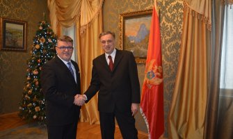 Vujanović primio nove ambasadore u Crnoj Gori