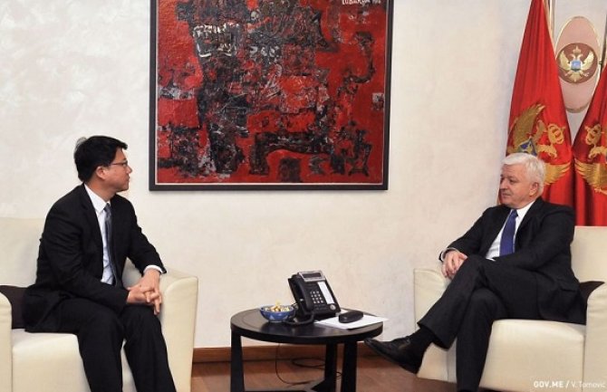 Marković: Saradnja Crne Gore i Kine ide uzlaznom putanjom