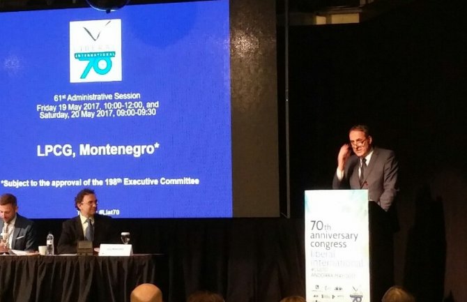 Popović nominovan za potpredsjednika Liberalne Internacionale