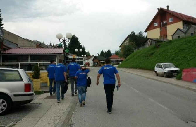 Mreža mladih PZP-a Mojkovac obišla 193 domaćinstva u tom gradu