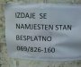Pozvali smo Bjelopoljca koji besplatno izdaje stan, evo šta nam je rekao