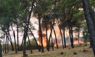 Snažna eksplozija izazvala požar u Tološima 