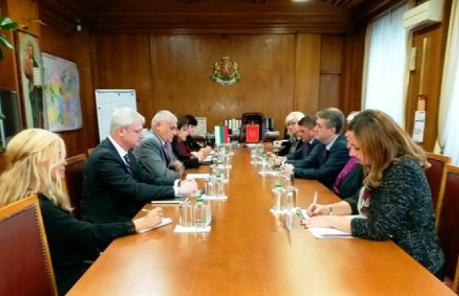 Bugarska će pružiti podršku Crnoj Gori na putu evropskih integracija