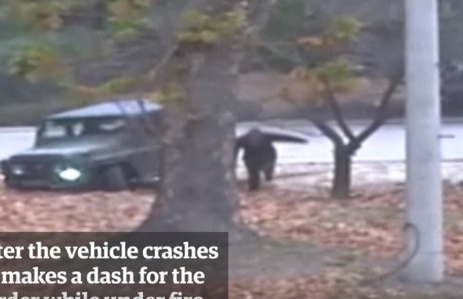 Ovako je izgledalo bjekstvo sjevernokorejskog dezertera preko granice(VIDEO)