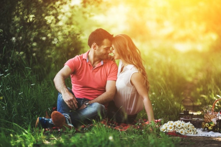 16548couplesittingongrasslookingateachotherseyes11531933