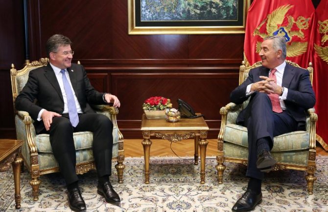 Đukanović-Lajčak: Od izuzetne važnosti rješavanje otvorenih pitanja na Zapadnom Balkanu