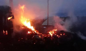 Pljevlja: U požaru izgorjeli objekti porodice Tomašević