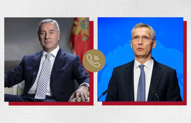 Đukanović razgovarao sa Stoltenbergom: Podrška namjeri Švedske i Finske za članstvo u NATO