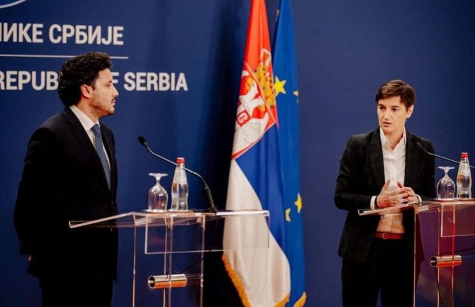 Abazović čestitao Brnabić Dan državnosti Republike Srbije