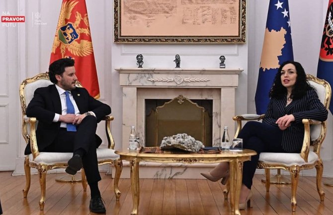 Abazović-Osmani: Crna Gora nastavlja da podržava Kosovo, želimo jaču saradnju