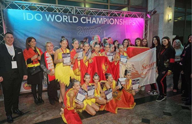 Još jedno zlato za crnogorske plesače