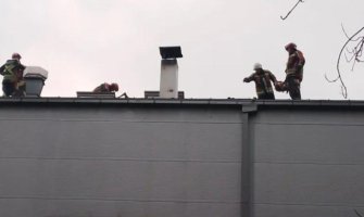 Požar na hotelu Franca u Pljevljima