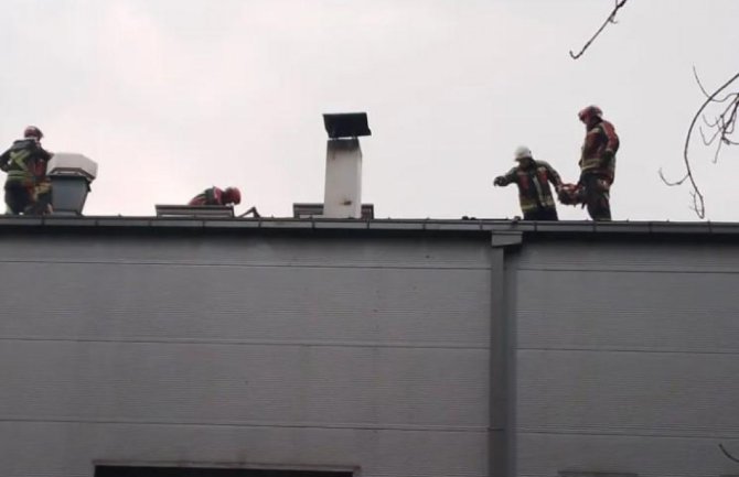 Požar na hotelu Franca u Pljevljima