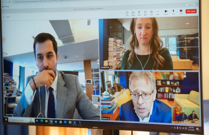 Mandić održao onlajn sastanak sa predsjednikom Evroazijske grupe