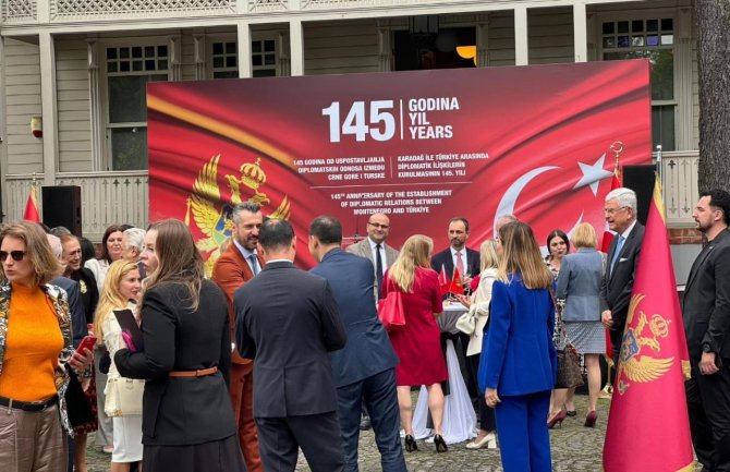 U Istanbulu obilježeno 145 godina od uspostavljanja diplomatskih odnosa Crne Gore i Republike Turske